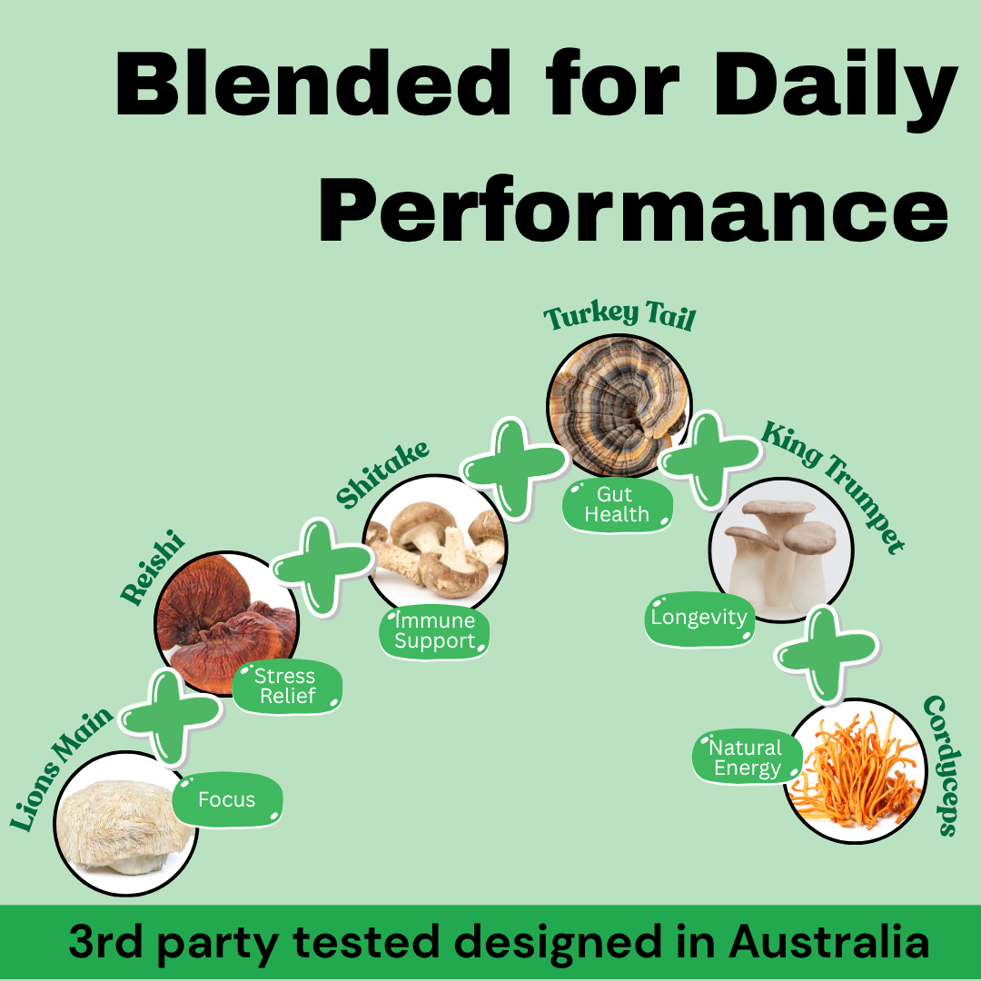 Mushroom Matcha - 180g 30 Serves