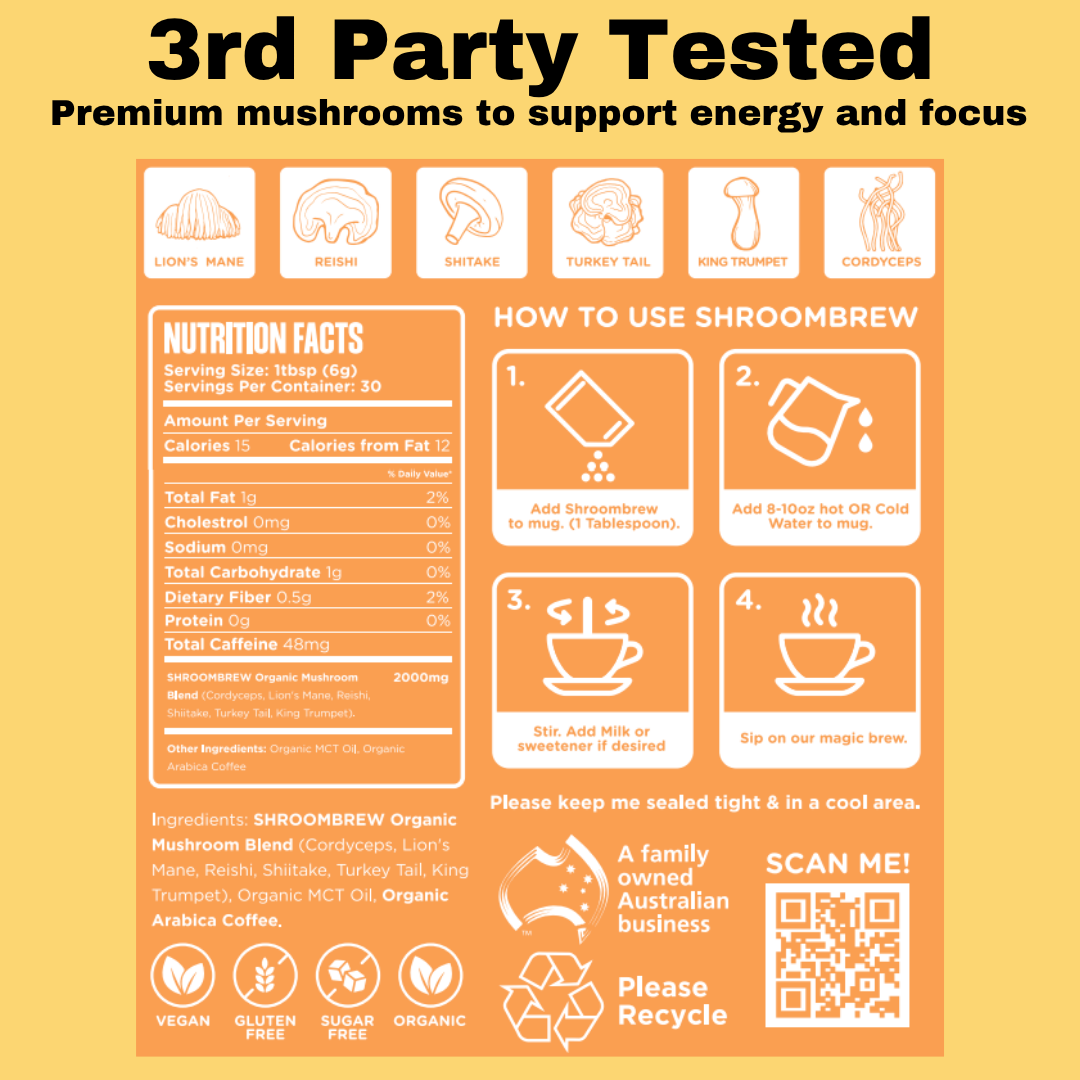 Mushroom Coffee - 180g 30 Serves