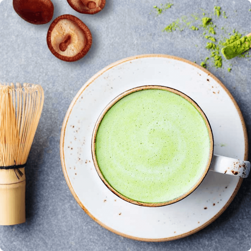 Mushroom Matcha bag contains - 180g 30 Serves