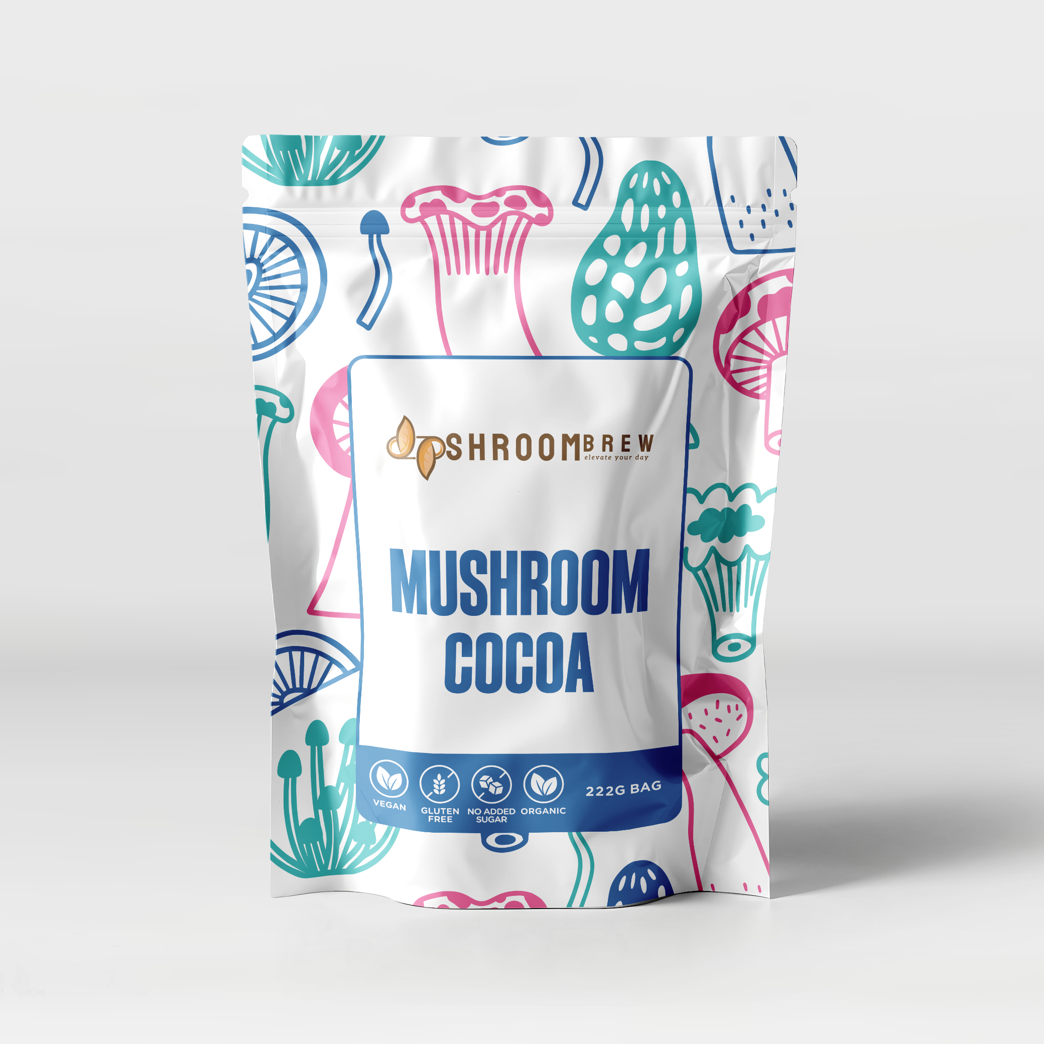 Mushroom Cocoa bag - 222g 20 Serves