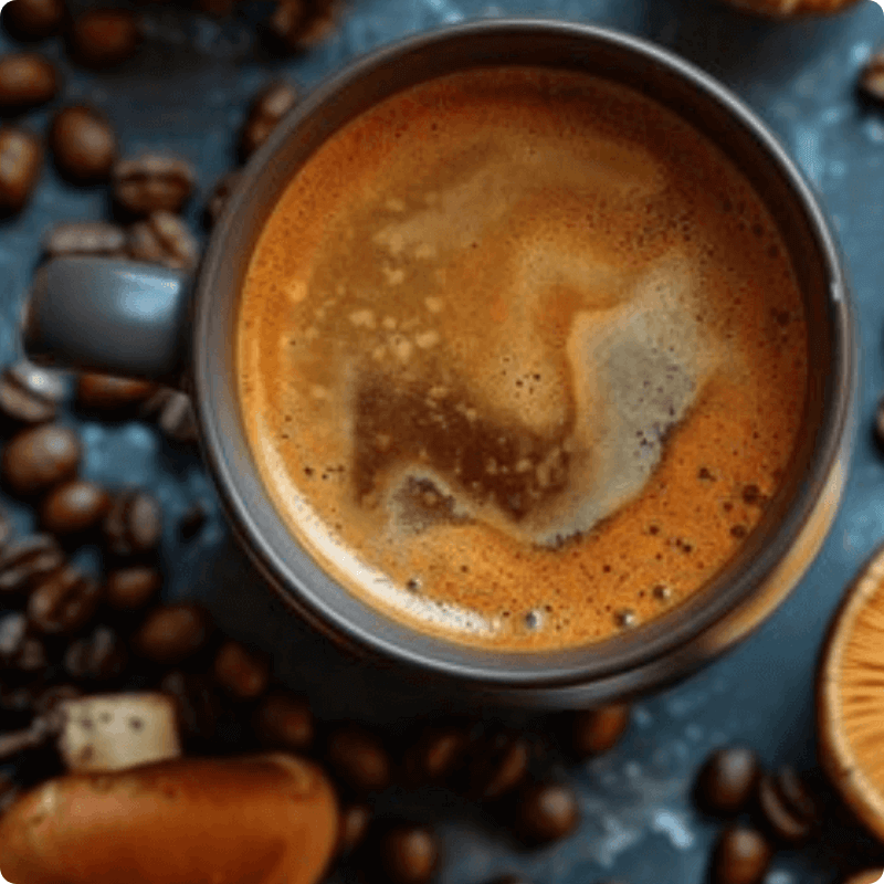 Mushroom Coffee bag contains - 180g 30 Serves