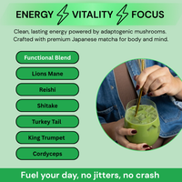 Mushroom Matcha  - 180g  30 Serves