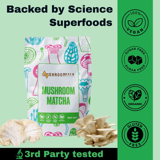 Mushroom Matcha  - 180g  30 Serves